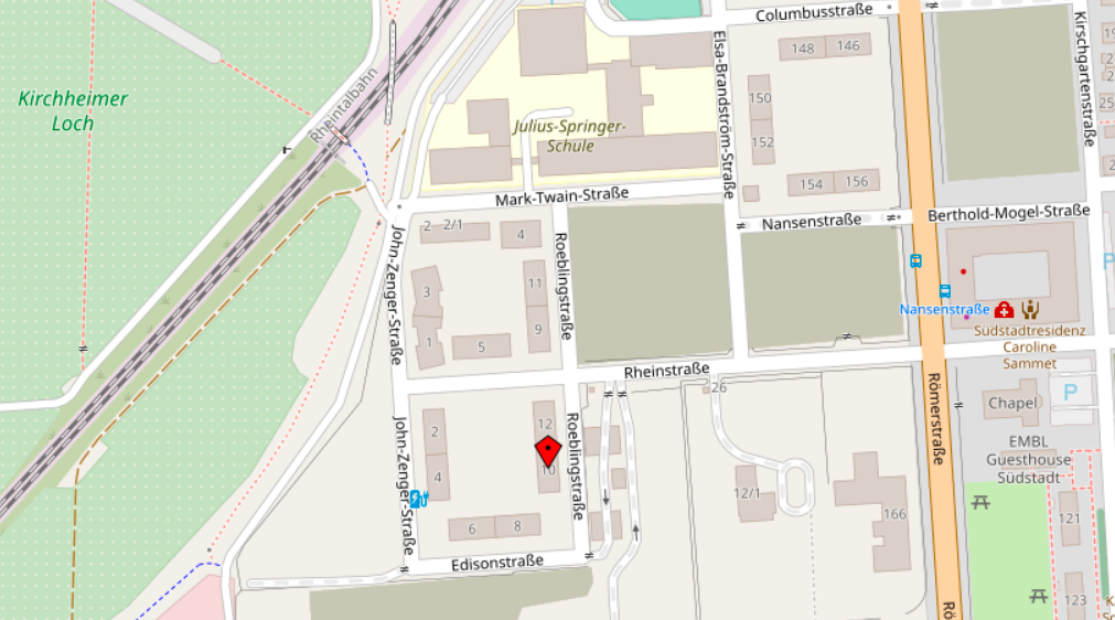 Tante Rübe auf der Karte